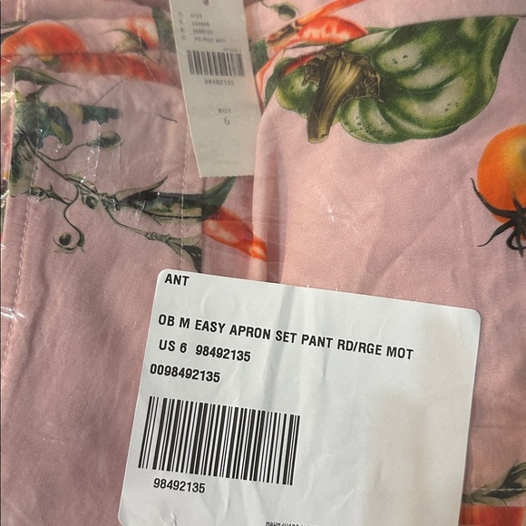 NWT! Maeve Anthropologie Garden Vegetable High-Rise Printed Crop Wide-Leg Pant🚦🐾 - Picture 8 of 8